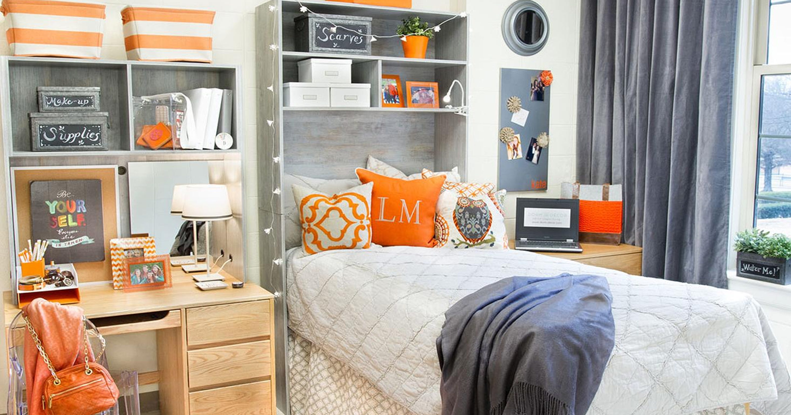 Best tips for decorating dorm rooms with style, storage