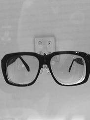 Harry Caray's glasses at the Baseball Hall of Fame