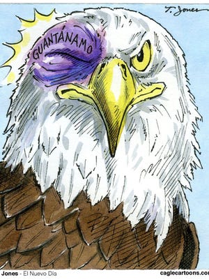 Taylor Jones, El Nuevo Dia, Puerto Rico, drew this editorial cartoon.