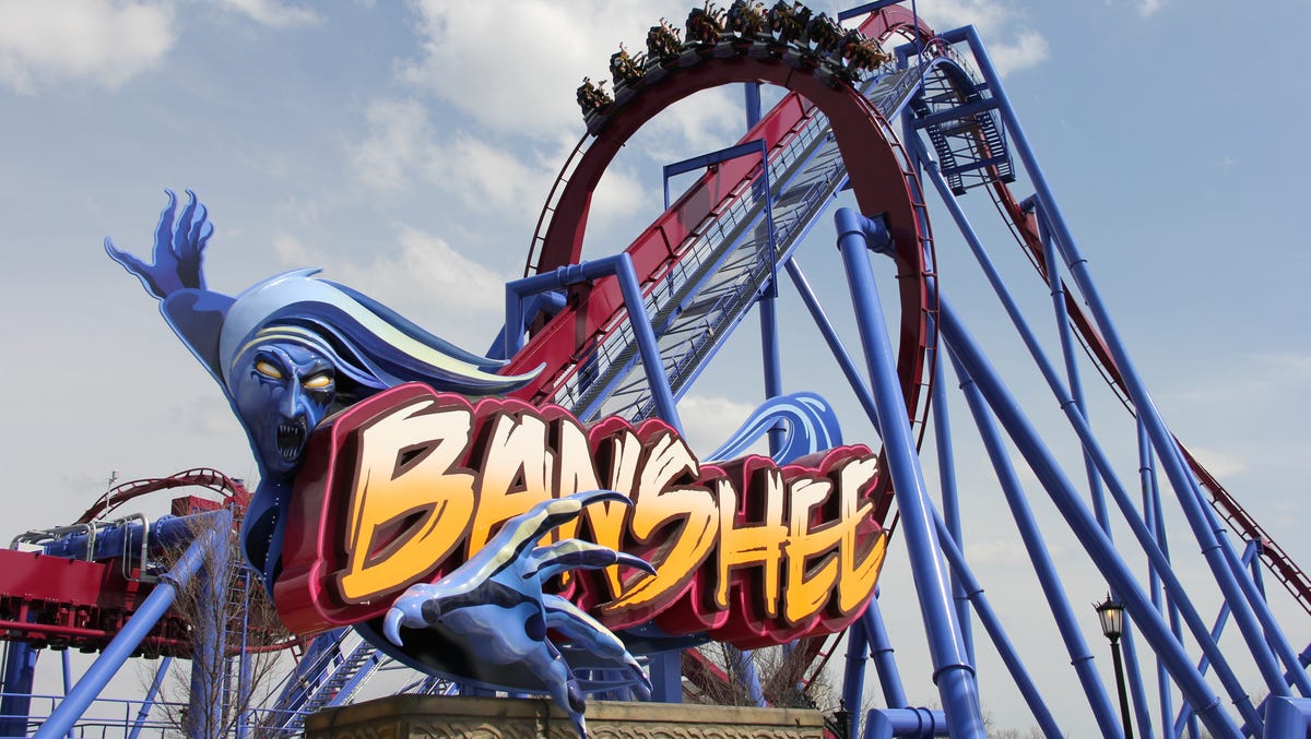 First look at Kings Island's Banshee Roller Coaster