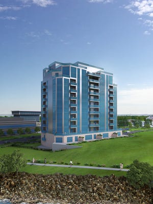 Rendering of the Bluewater View condo project