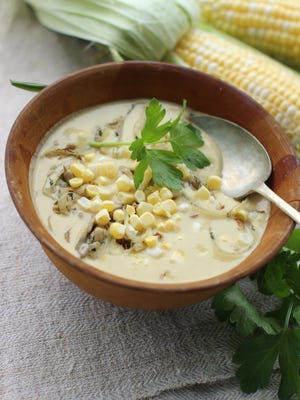 Fresh corn soup