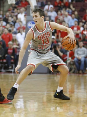 Guard Andrew Dakich is averaging 7.1 points this season for Ohio State.