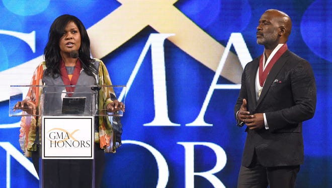 NASHVILLE, TN - MAY 05:  Honoree BeBe & CeCe Winans during The 2nd Annual GMA Honors at Allen Arena, Lipscomb University on May 5, 2015 in Nashville, Tennessee.  (Photo by Rick Diamond/Getty Images for GMA)