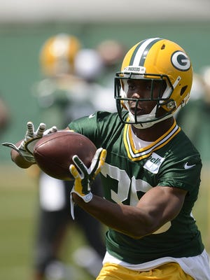 Green Bay Packers rookie cornerback LaDarius Gunter is working in the slot and on the perimeter this season.