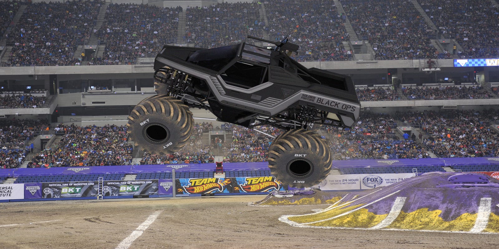 Monster Jam At Ford Field Army Vet Now Behind Wheel