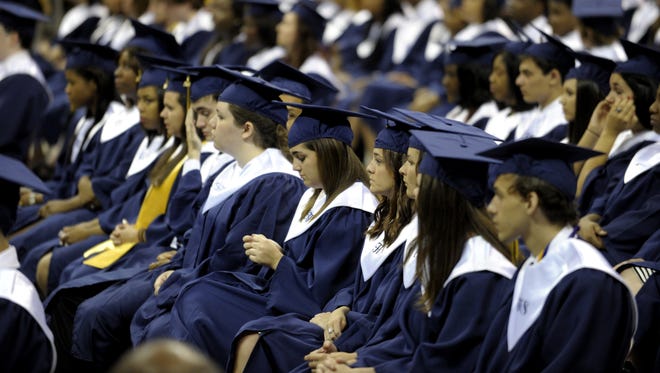 Carencro High School holds their graduation ceremony at the Cajundome in Lafayette, LA, Saturday, May 24, 2014.


Paul Kieu, The Advertiser