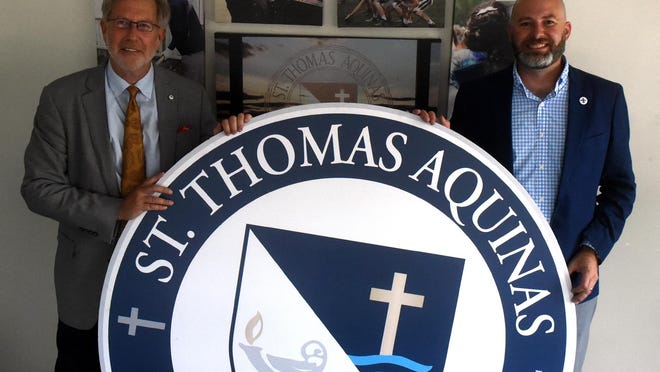 St. Thomas Aquinas has two new leaders this year being Dan S. Soller, president, left, and Paul Marquis, principal.