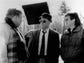Writer/producer/director John Hughes (right) discusses