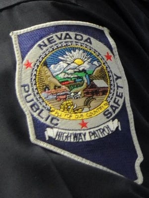 A file photo of the Nevada Highway Patrol patch. Troopers are investigating a fatal crash on Interstate 80 near Battle Mountain.