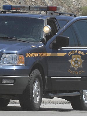 A file photo showing a Nevada Highway Patrol vehicle.