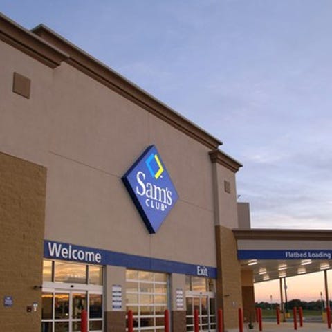The entrance to a Sam's Club store