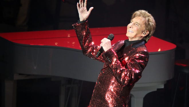 Barry Manilow performs his "A Gift of Love IV" benefit concert at the McCallum Theatre in Palm Desert on Tuesday, December 12, 2017.