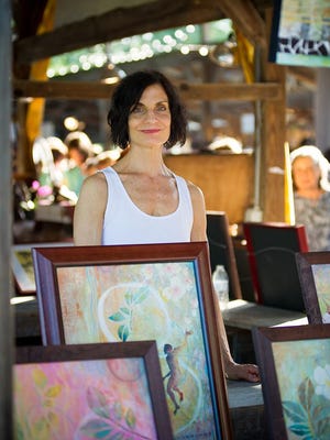Carol Spence is among the artists who will have work on display and for sale at the Ithaca Artist Market.