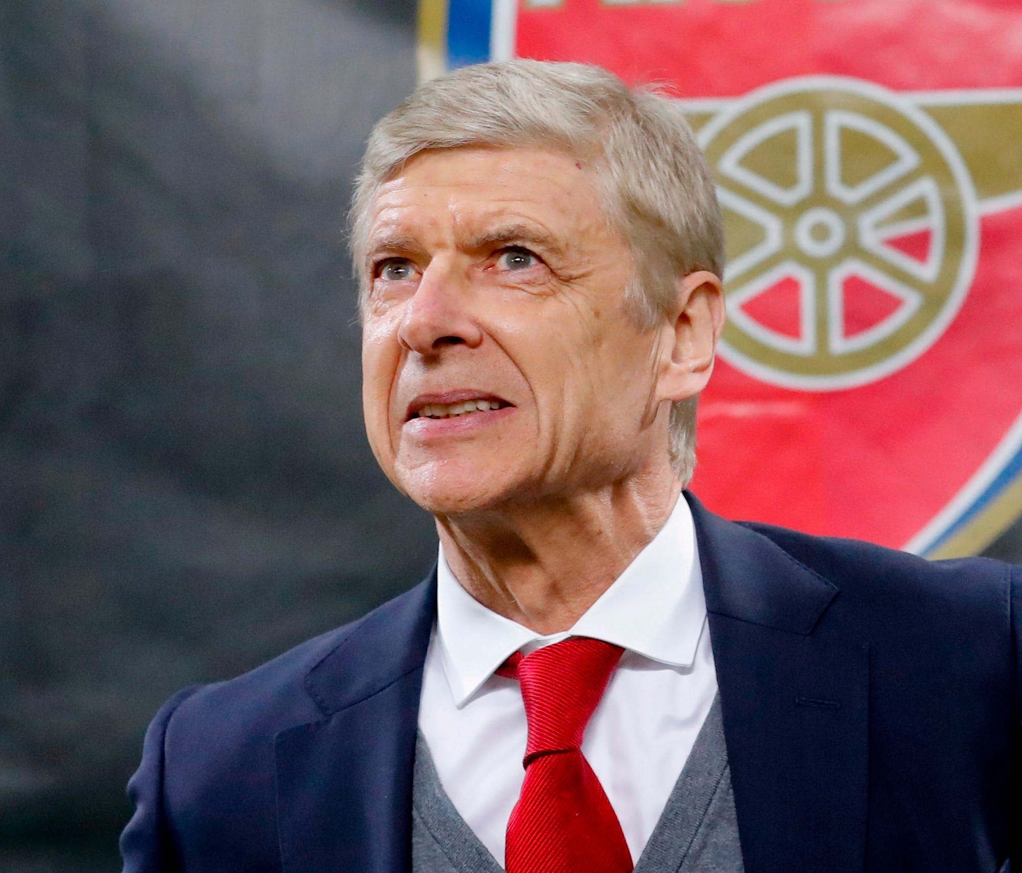 Wenger during a Champions League match in March.