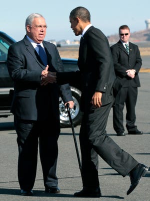 President Obama and Boston Mayor Tom Menino