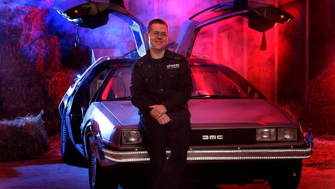 Matt Hissem of Menasha recently finished converting his 1981 DeLorean into a detailed replica of the DeLorean time machine from the “Back to the Future” movies.