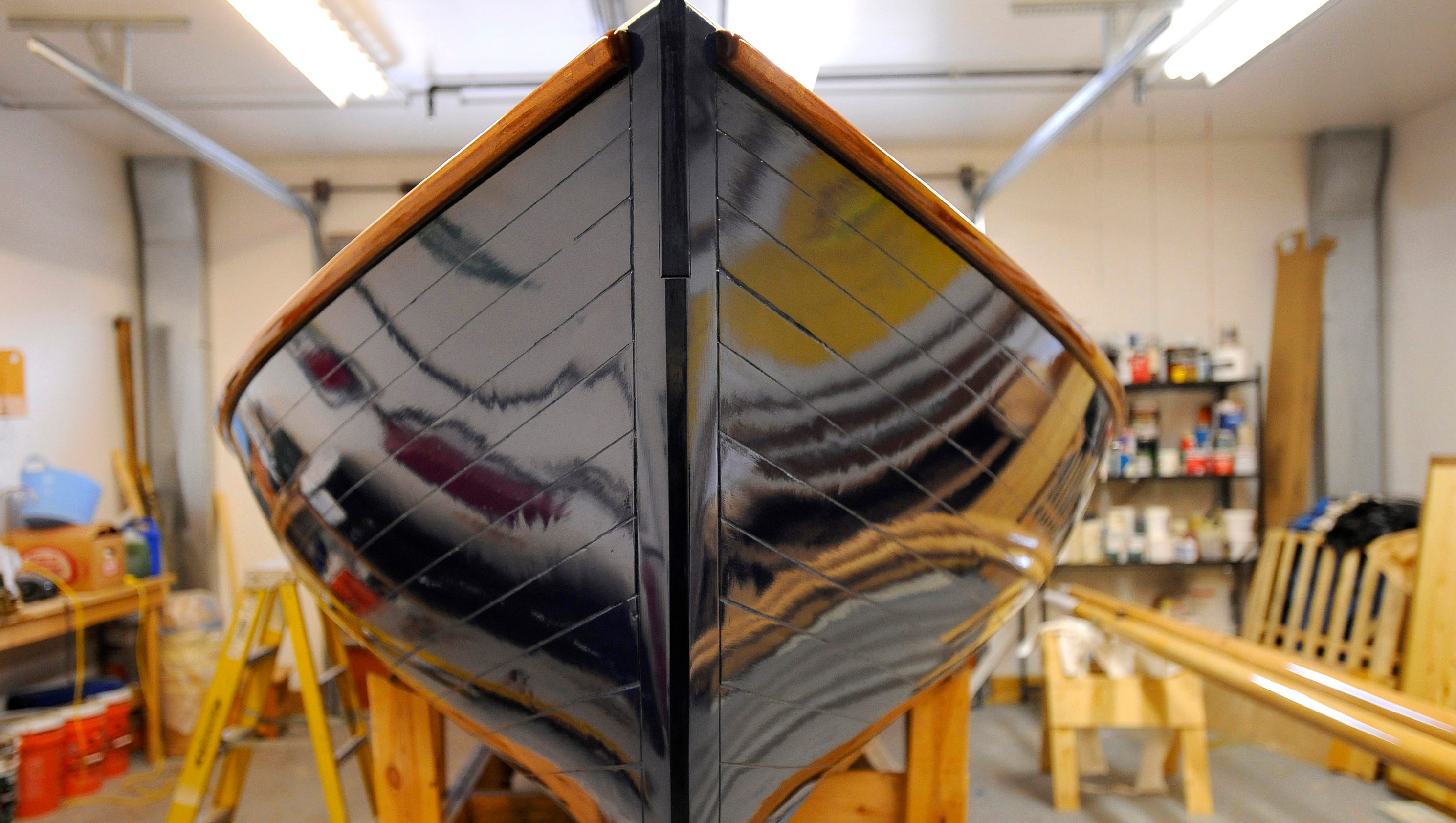 students in michigan take on art of building classic boats