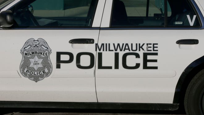 A Milwaukee police squad car.