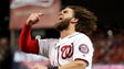 NLDS Game 2: Cubs at Nationals - Bryce Harper comes