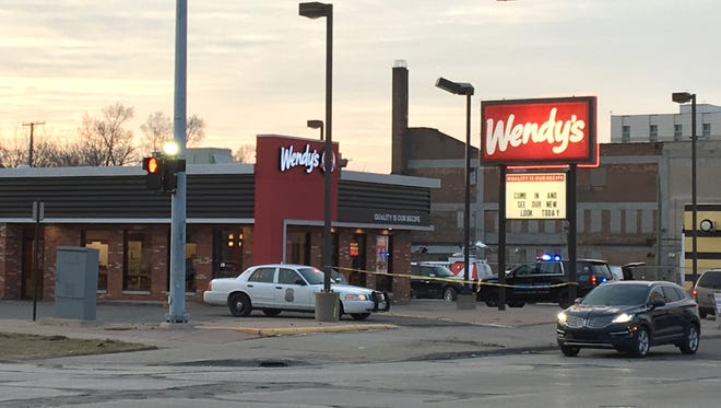 A man lit himself afire, fatally, at this Wendy’s on Woodward in Highland Park on Feb. 10, 2017.