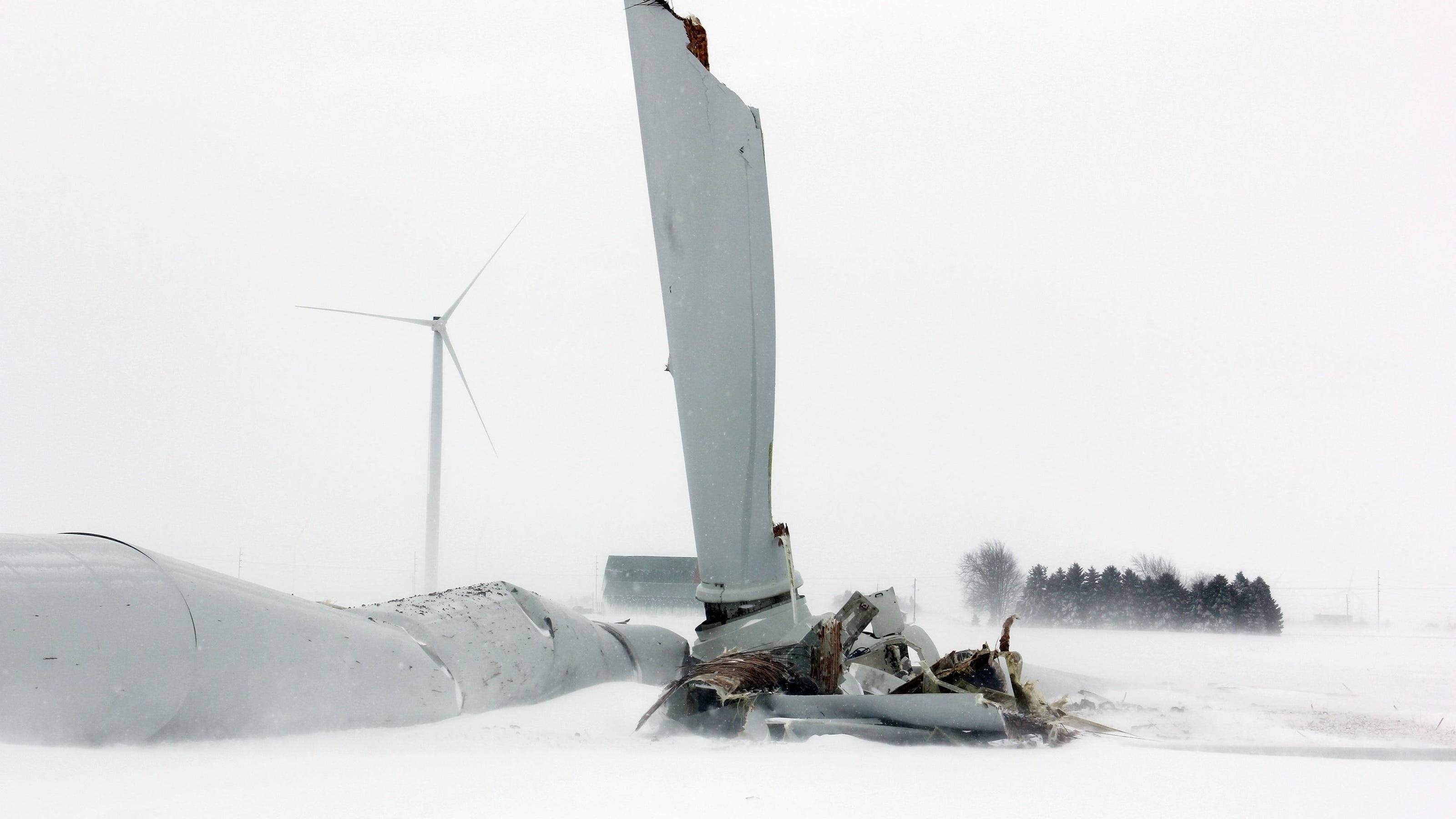 Investigation continues into wind turbine collapse