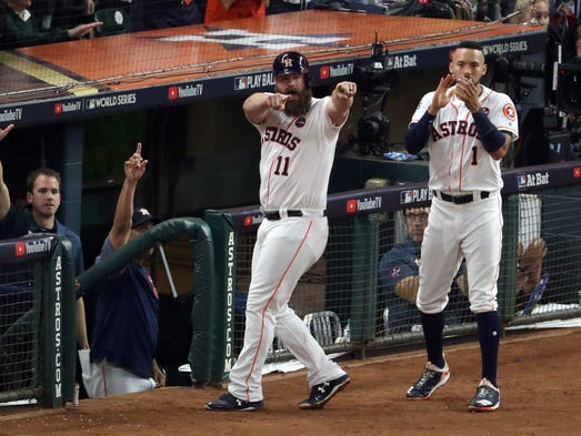 Game 3 at Minute Maid Park: Houston Astros DH Evan