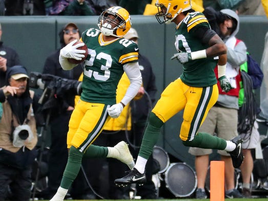 Green Bay Packers cornerback Damarious Randall (23)