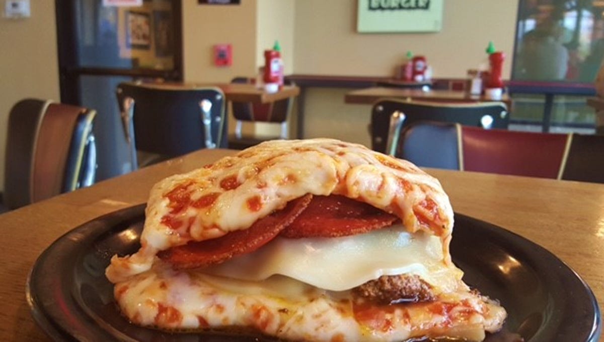 Pizza Buns At Zombie Burger Mark Back To School Anthony and ian stay inside during a zombie outbreak and let a pizza delivery man inside their house, but become suspicious that he is a zombie. pizza buns at zombie burger mark back