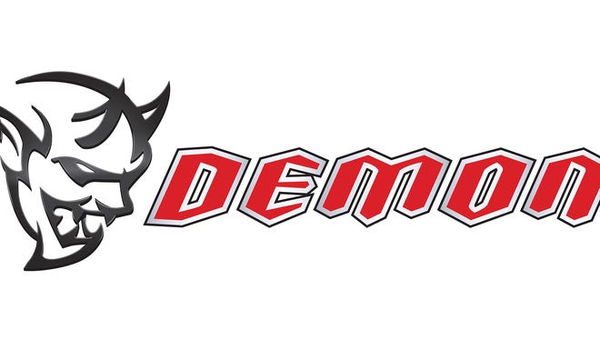 The logo for the 2018 Dodge Challenger SRT Demon which will be unveiled during New York International Auto Show in April 2017.