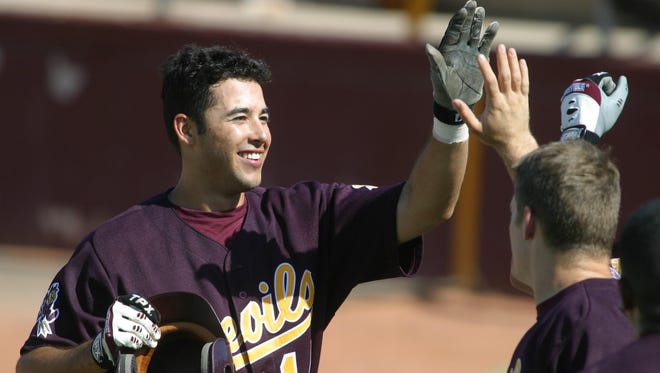 Andre Ethier was a two-time All-Pac-10 selection in baseball (2002, '03), hitting .371 with 48 extra-base hits and 118 RBIs in his ASU career.