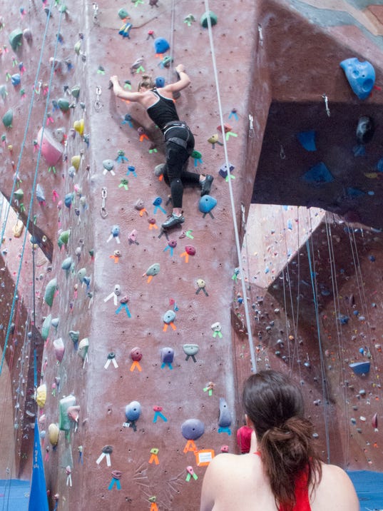 rock climbing