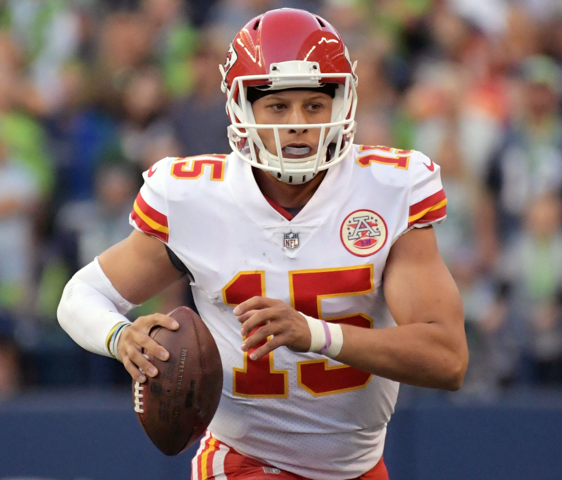 QB Patrick Mahomes started one game as a rookie in 2017.