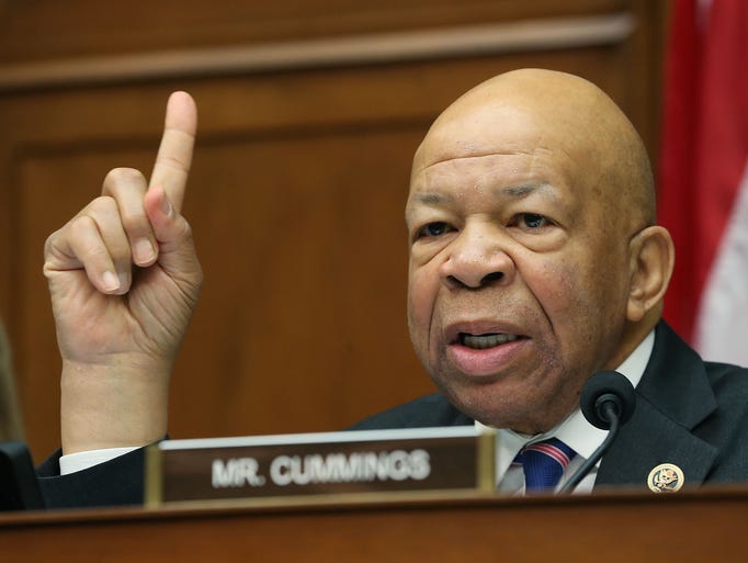 Ranking member Elijah Cummings, D-Mayland, speaks