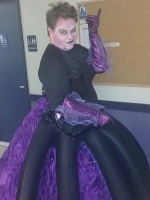John Treacy Egan, who created the role of Chef Louis in “The Little Mermaid” on Broadway, plays the evil Ursula in the White Plains PAC production of “Under the Sea” through Jan. 4.