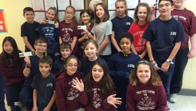 The fifth grade ILA classes at St. Aloysius School in Jackson, NJ recently entered an essay contest sponsored by the Old Barracks Museum in Trenton.
