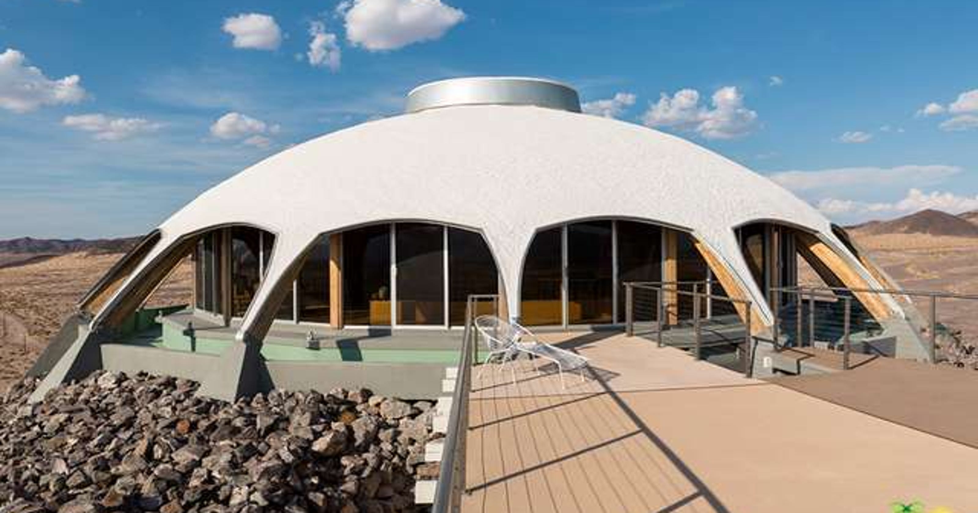 dinosaur volcano house