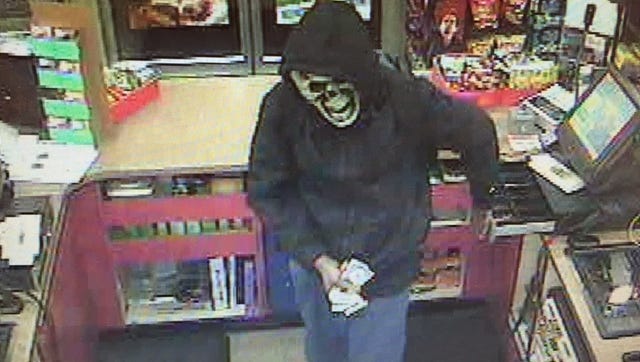 Annville police have released this surveillance photo of a suspect sought in the robbery of Turkey Hill Minit Market, 2 E. Main St. on Tuesday.