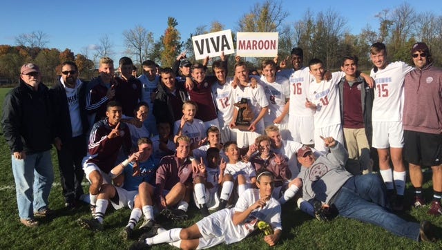 The Okemos boys soccer team captured a Division 1 district title with a 1-0 win over No. 2-ranked Portage Northern on Saturday.