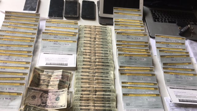 The Lee County Sheriff's Office found money, drugs and a gun in a vehicle driven by a Fort Lauderdale man.