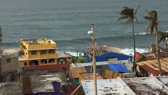 Puerto Rico during Hurricane Maria