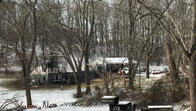 Berne Township Fire Department battled an early morning blaze in frigid temperatures Tuesday. No one was injured in the fire.