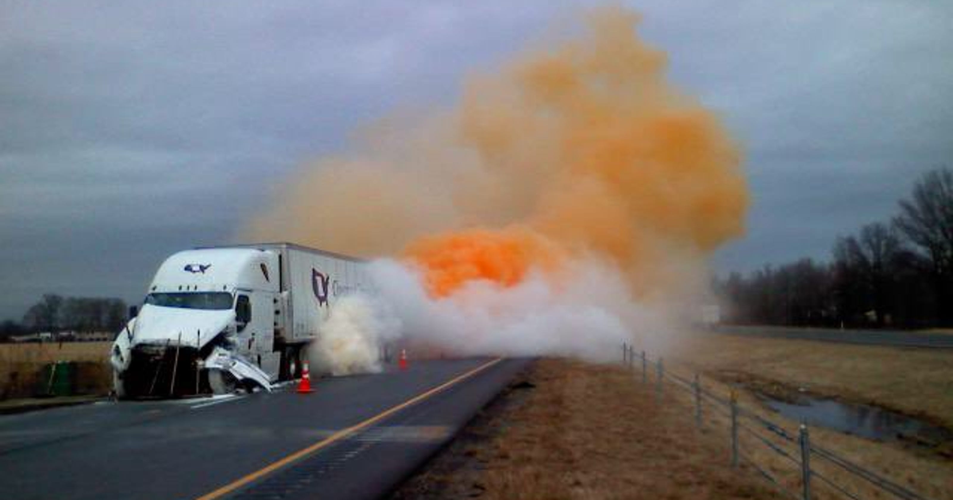 Conditions at I-65 crash worsen, evacuations ordered in southern Indiana