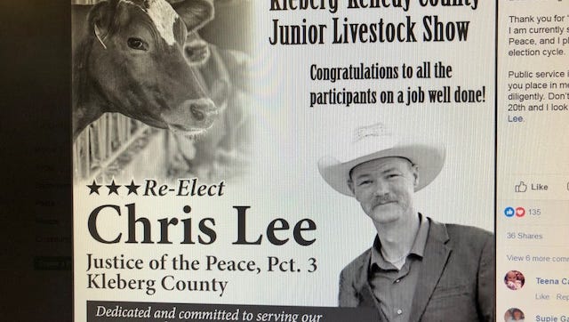 Justice of the Peace Christopher Lee was ordered to take racial sensitivity training after admitting he opened his court each day with saying "This is the redneck court."