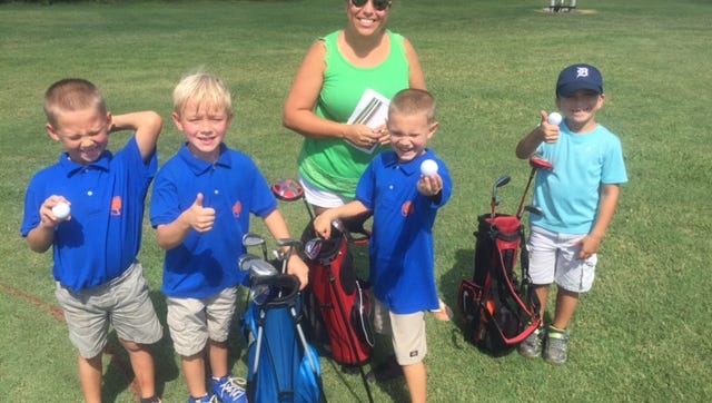 Opening day of Cape Coral Junior Golf Association summer program was a swinging success.