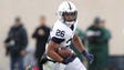 Penn State's Saquon Barkley runs the ball during first
