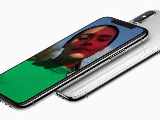 front and back of Apple iPhone X