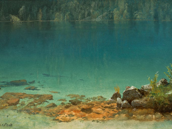 Albert Bierstadt, Emerald Bay, Lake Tahoe, circa 1871,
