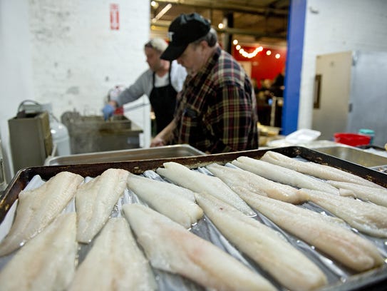 The Fish Fry at the Christian Moerlein Taproom on Friday,