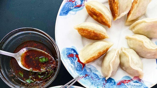 These Northern Chinese-style dumplings are from Lotus Chinese, a locally owned restaurant at the Domain Northside that is now selling a version for cooks to make at home.